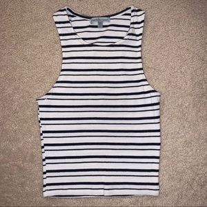 Striped Crop Top